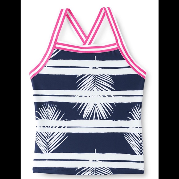 Girls Land's End end sport tankini and 2 bottoms - Picture 1 of 5
